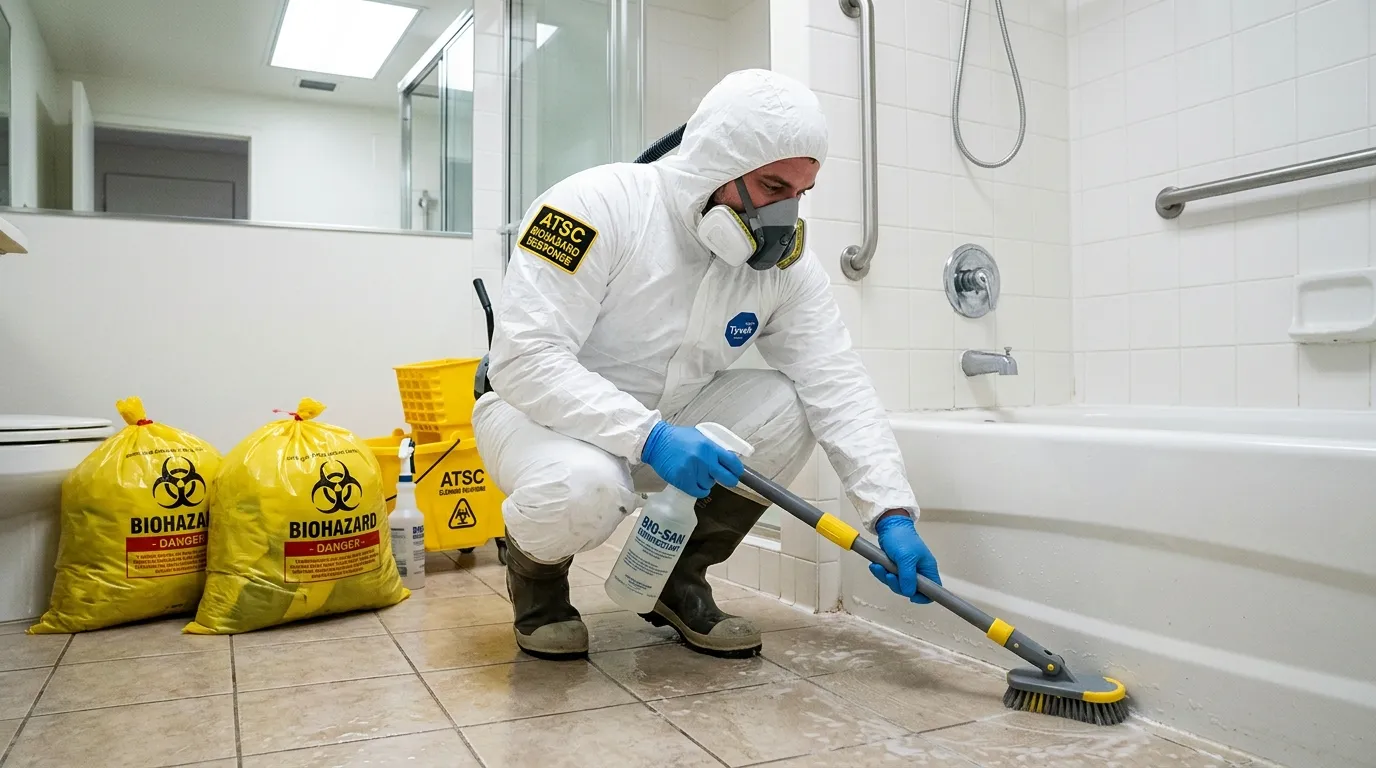 Decontamination equipment deployed for Blood Cleanup in Poinciana